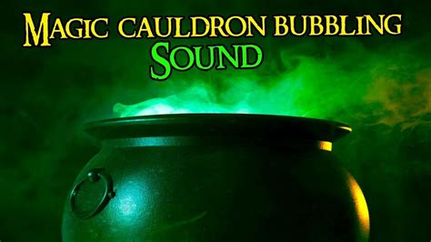 Moonlit mzgic vubbling cauldron